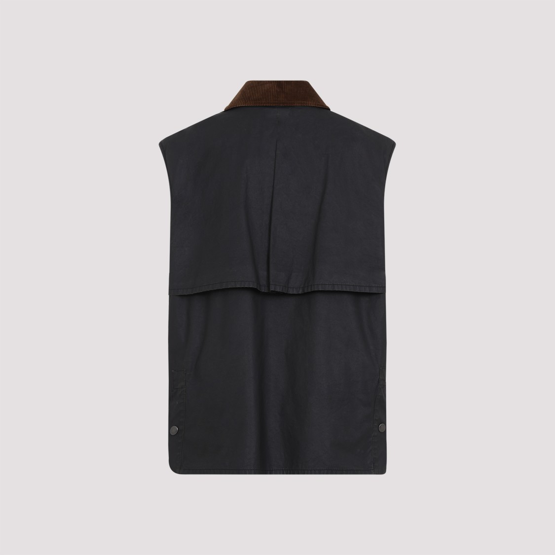 Miu Miu Corduroy Collar Jacket In Black