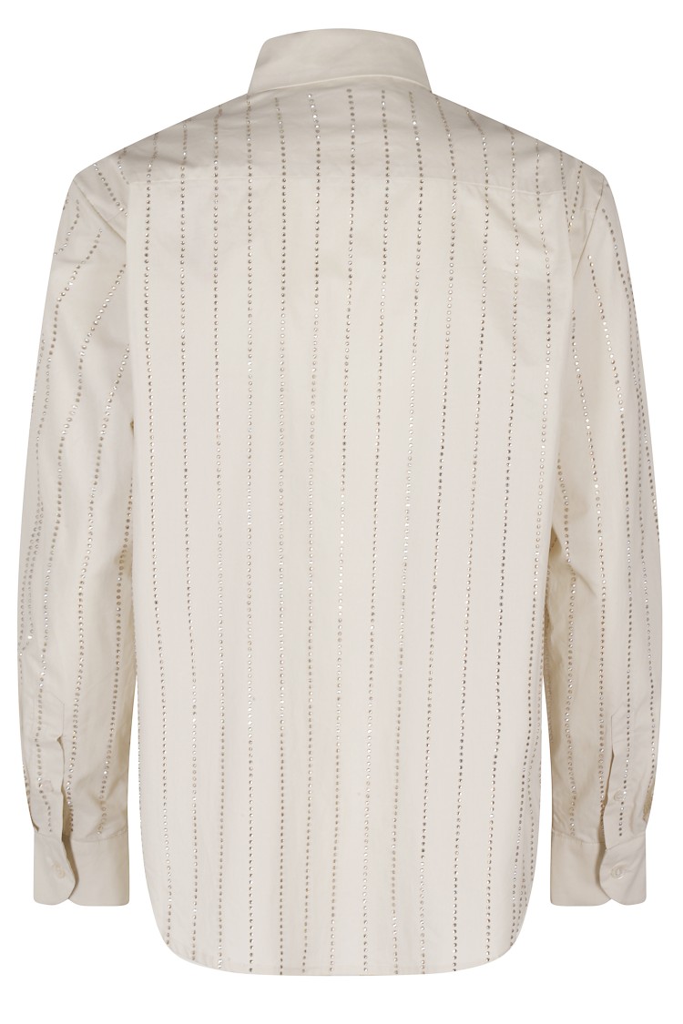 Shop Mc2 Saint Barth Long-sleeved Poplin Shirt