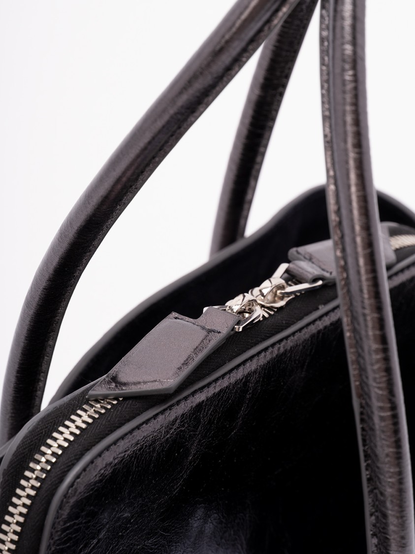 Attico La Passeggiata Tote Bag In Gray