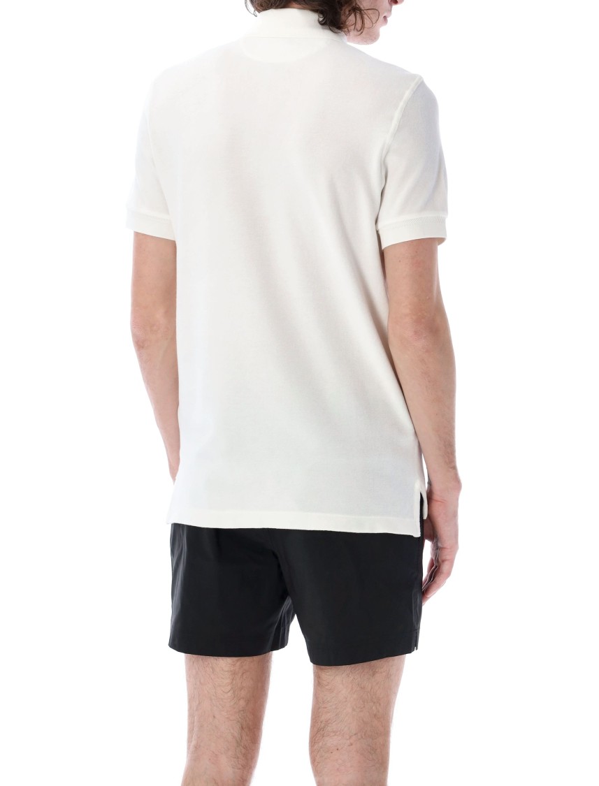 Shop Tom Ford Towelling White Polo