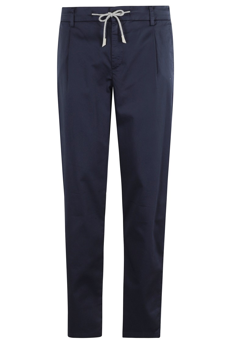 Eleventy Straight-leg Jogger Pants In Blue