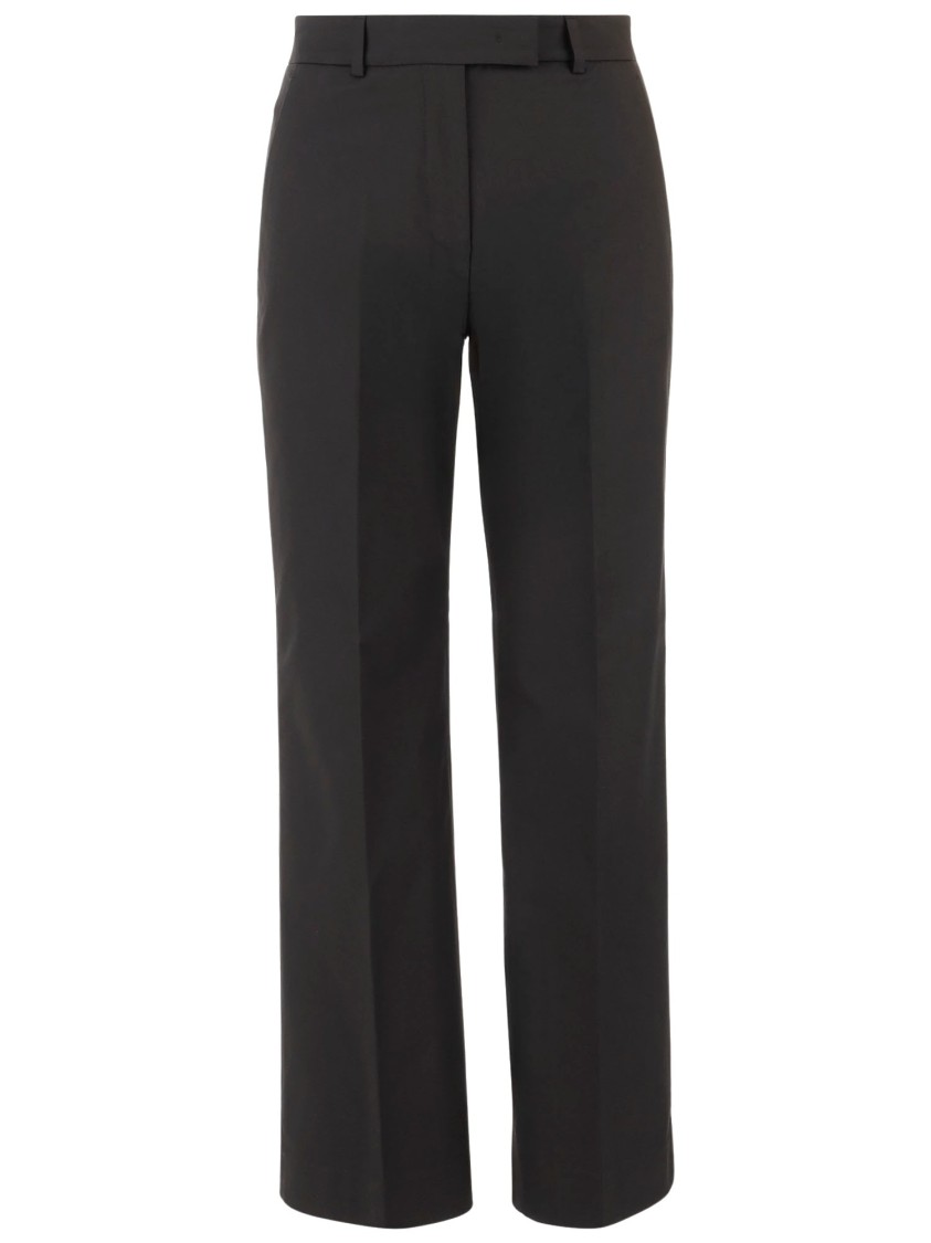 Shop Ql2 Stretch Cotton Pants In Black