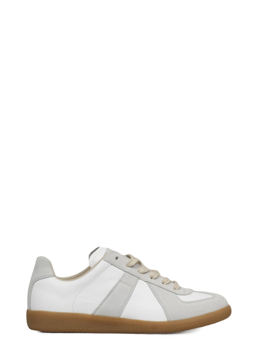 Shop Maison Margiela Replica Sneakers In White