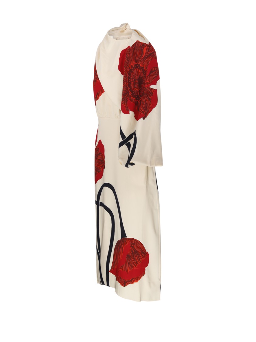 Shop Johanna Ortiz Riad De Versos Ankle Dress In Neutrals