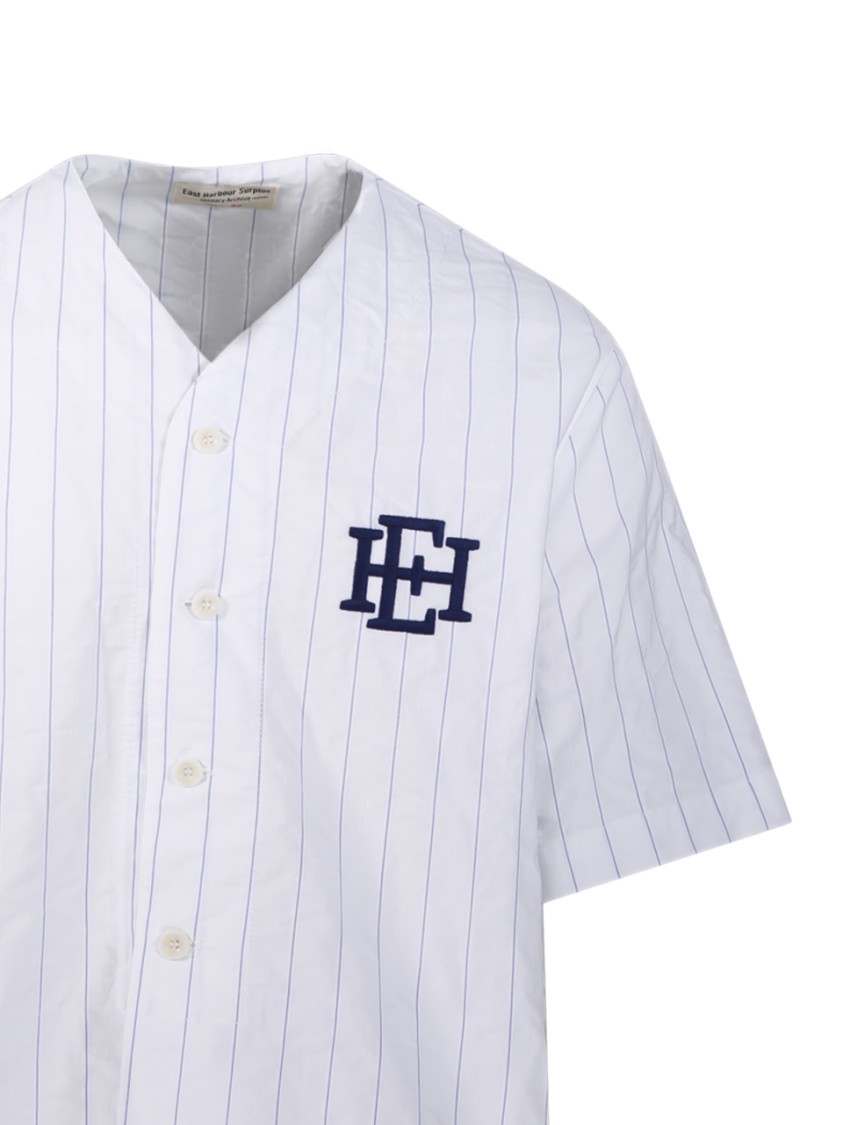 Shop East Harbour Surplus Gehrig Baseball Shirt In White