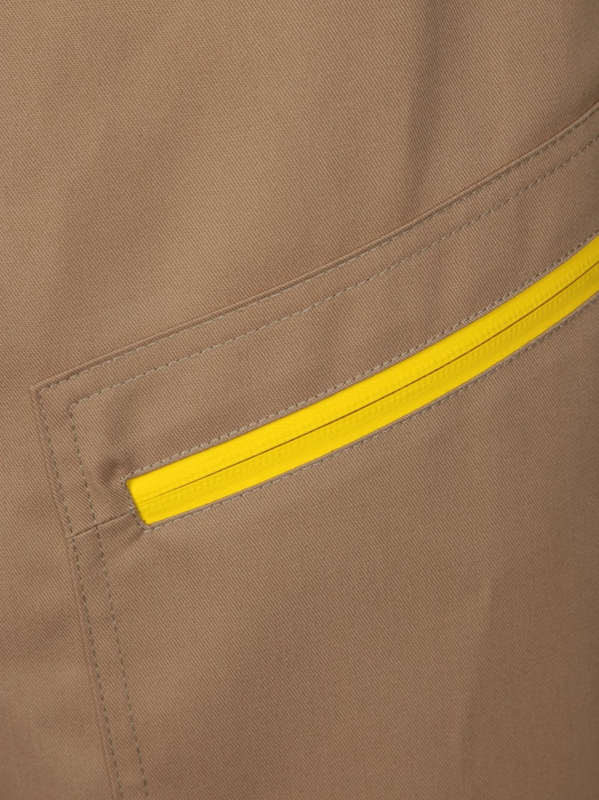 MSGM MSGM RELAXED FIT BERMUDA SHORTS WITH ZIPPERED POCKETS 
