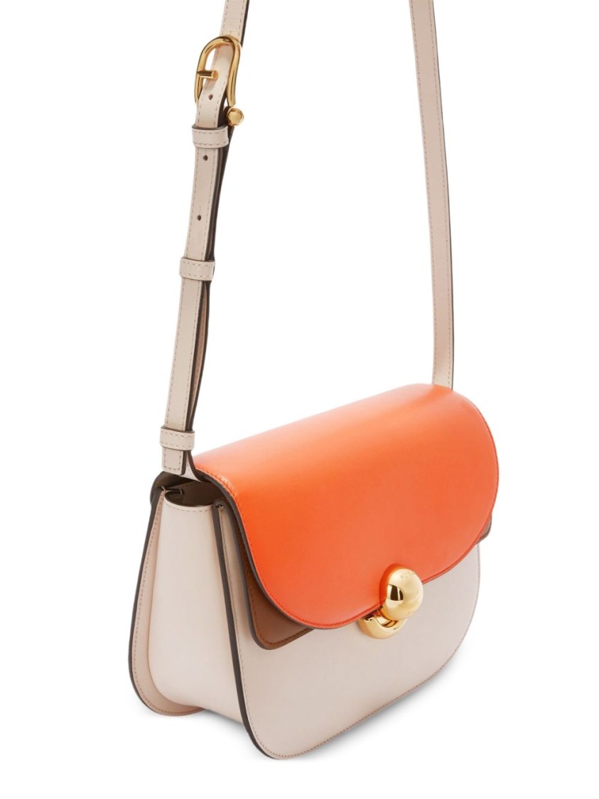Furla Structured Shoulder Bag With Foldover Top In Multi
