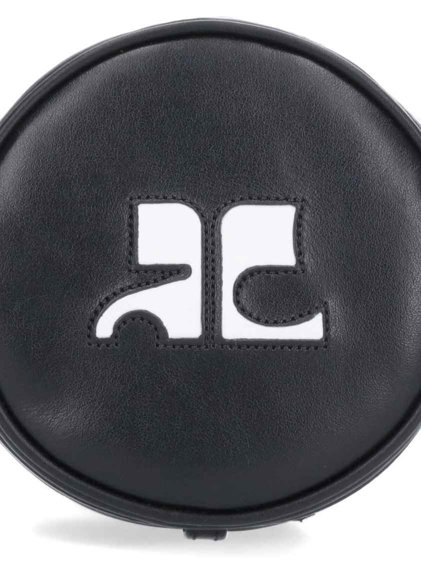 COURRÈGES COURRÈGES MINI "REEDITION CIRCLE BAG" CROSSBODY – BLACK