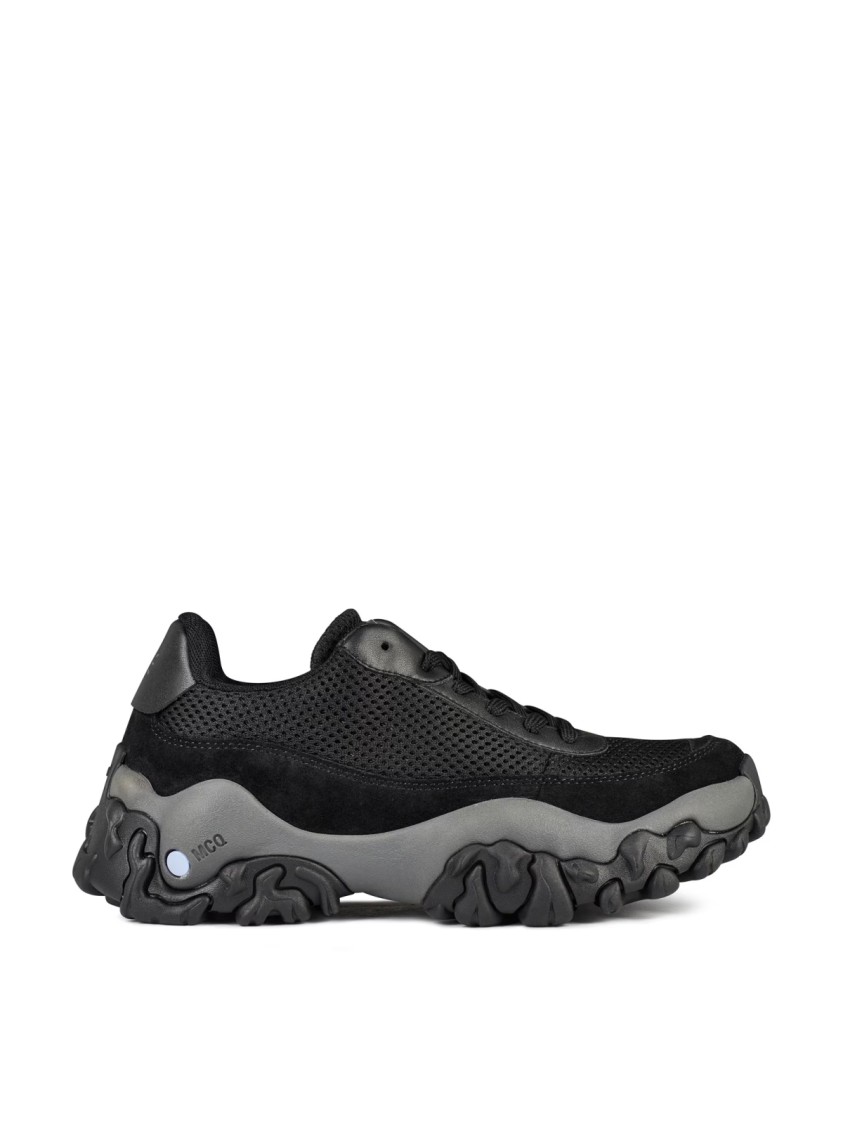 Mcq By Alexander Mcqueen Mcq Icon 0 Crimp Low Sneakers In Black