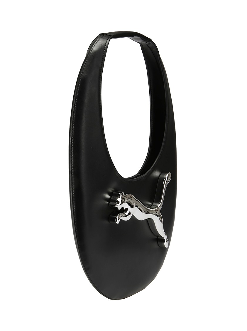 Coperni X Puma Oval Black Shoulder Bag In Black