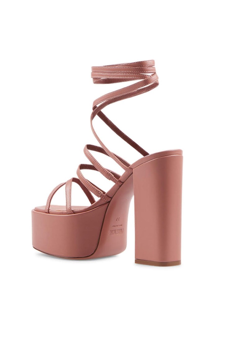 Paris Texas Evita Platform Sandal In Brown