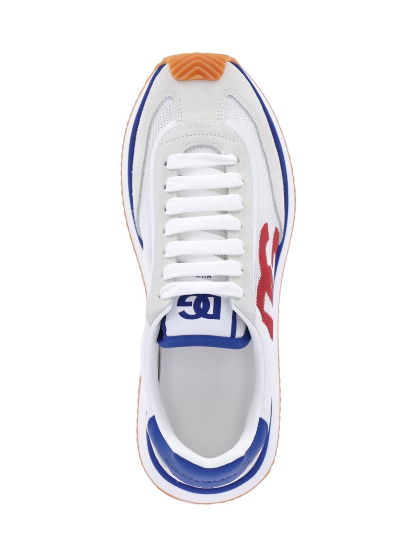 Dolce & Gabbana Cushion Low-top Sneakers Featuring Contrasting Elements