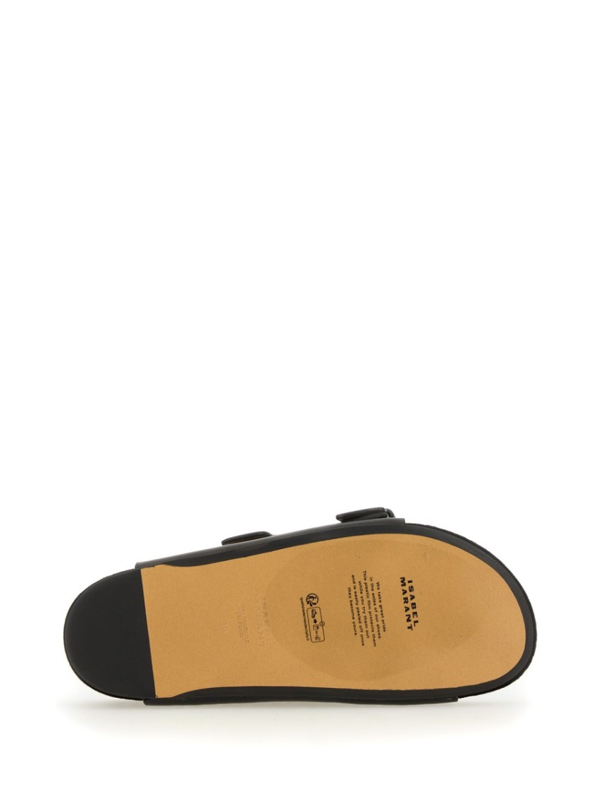Shop Isabel Marant "lennyo" Sandals In Black