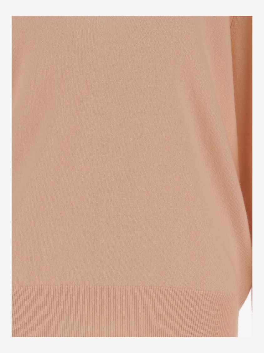 Shop Allude Wool And Cashmere Sweater In Orange