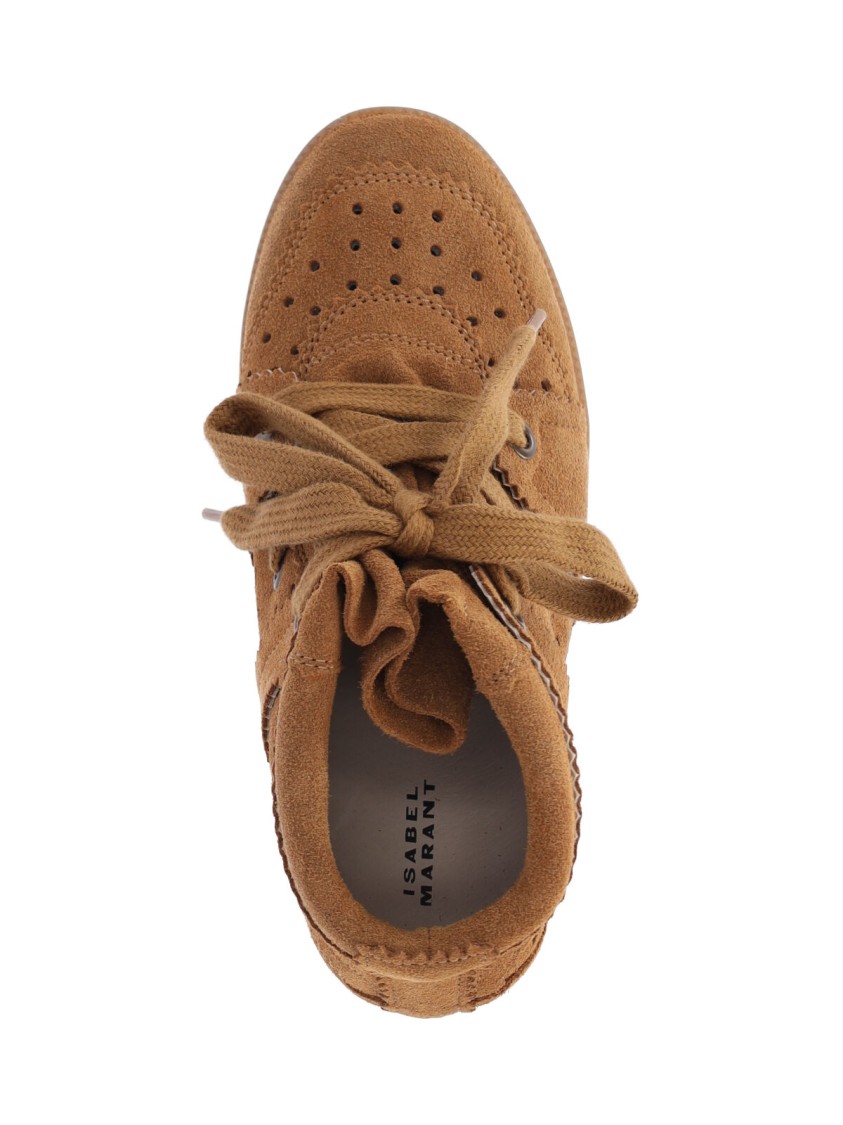 Isabel Marant "bobbie" Wedge Sneakers Brown In Brown