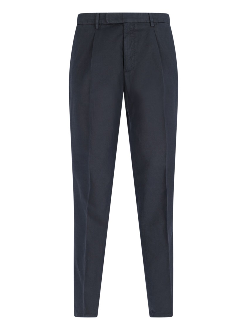 Boglioli Double-breasted Suit - Navy In Blue
