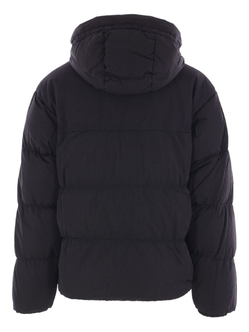 C.p. Company C.p.company Graphite Nylon Down Jacket In Black