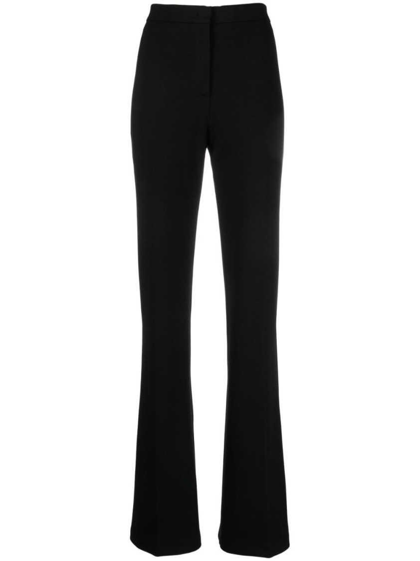 Pinko Black High-waist Tailored Trousers In Black