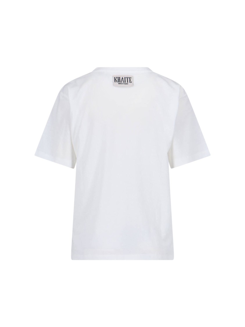 Shop Khaite Mae' T-shirt – White