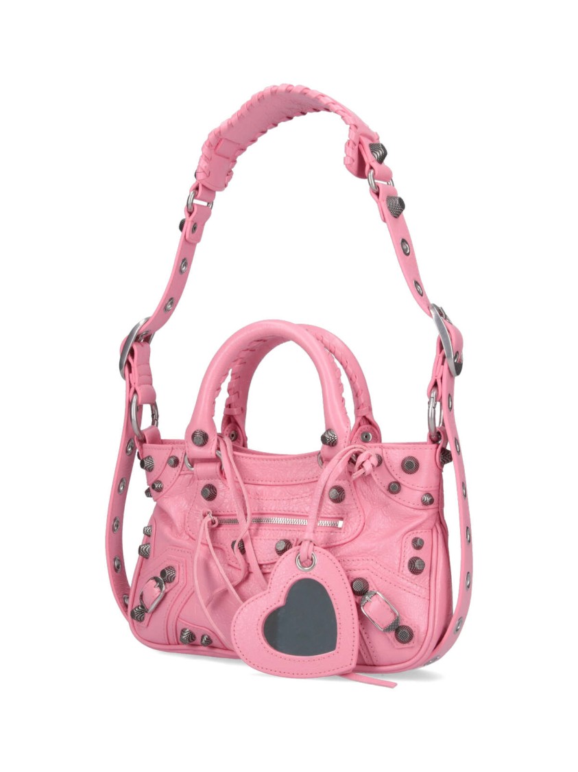 Shop Balenciaga Small 'neo Cagole' Shoulder Bag – Pink