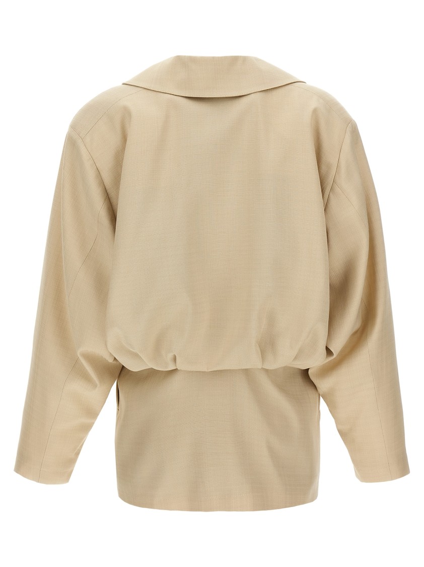 Blazé Milano 'sheena Ares' Blazer In Neutral