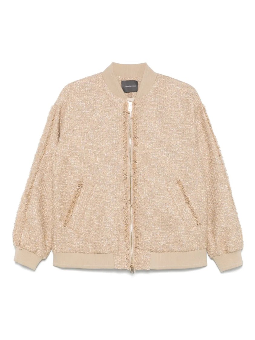 Lorena Antoniazzi Bomberjacke Aus Tweed