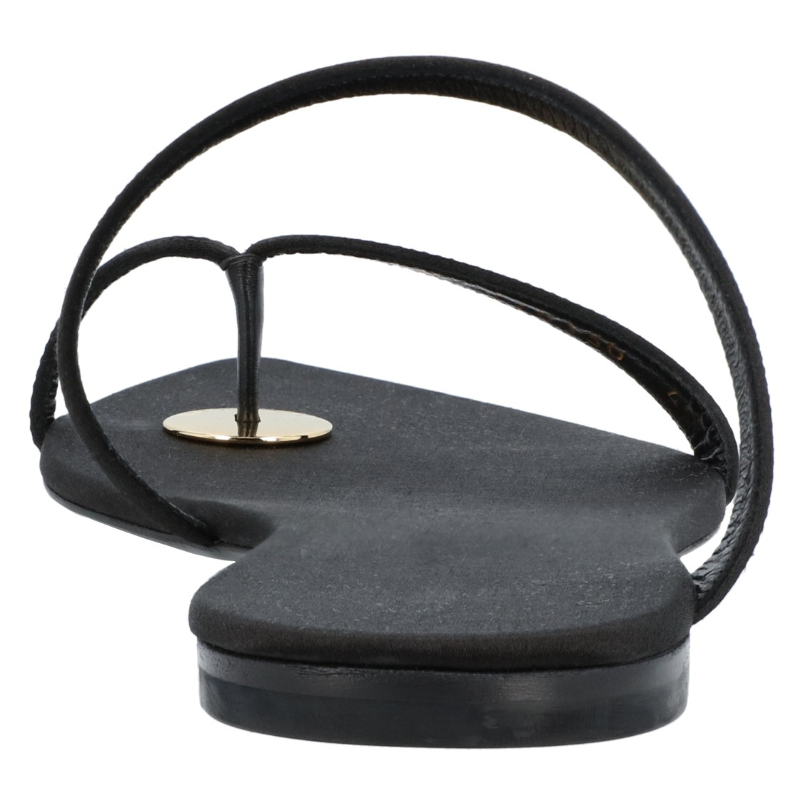 Saint Laurent Tanger Slide Sandals In Black