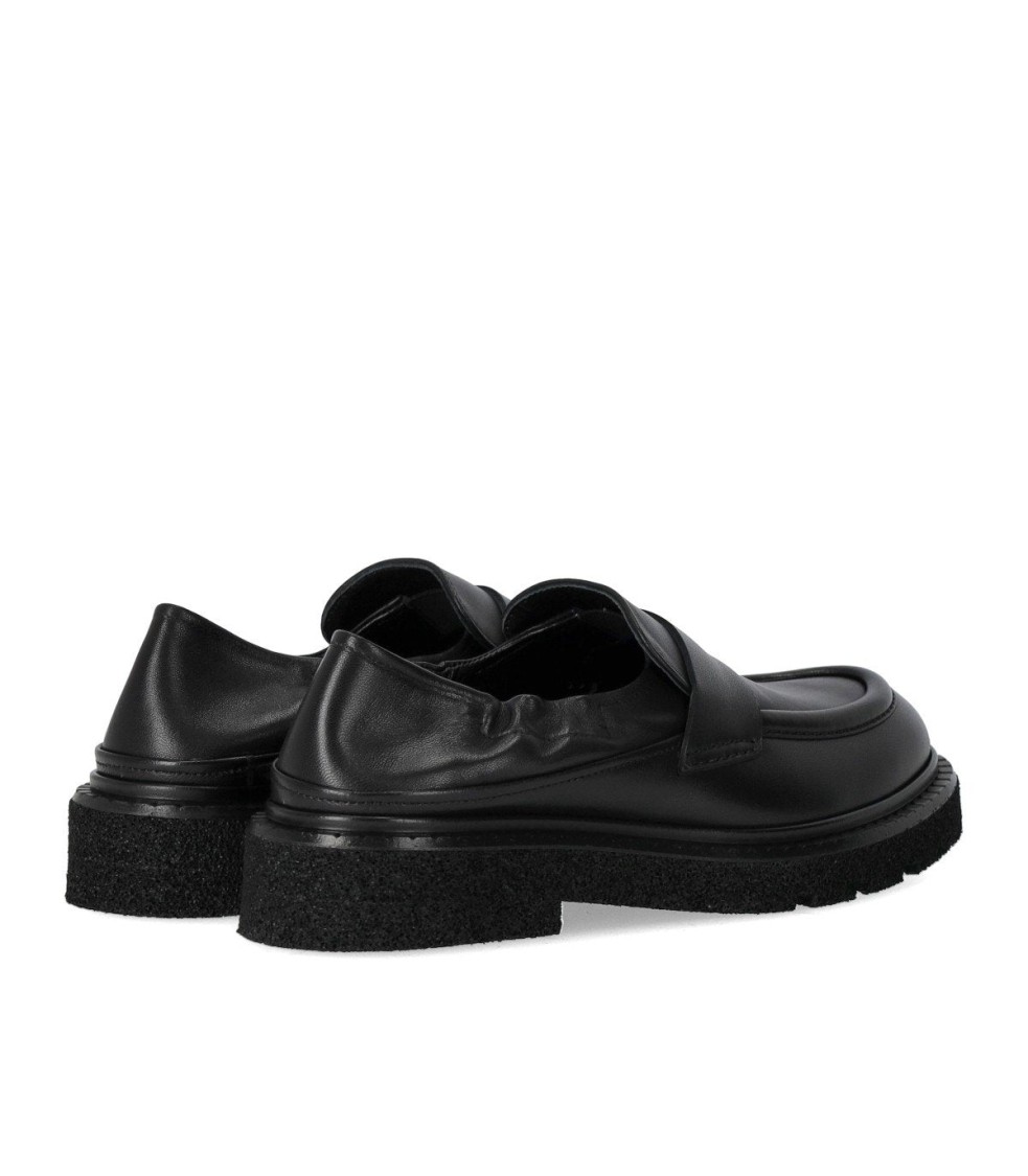 Guglielmo Rotta Kingsley Nappa Nero Loafer