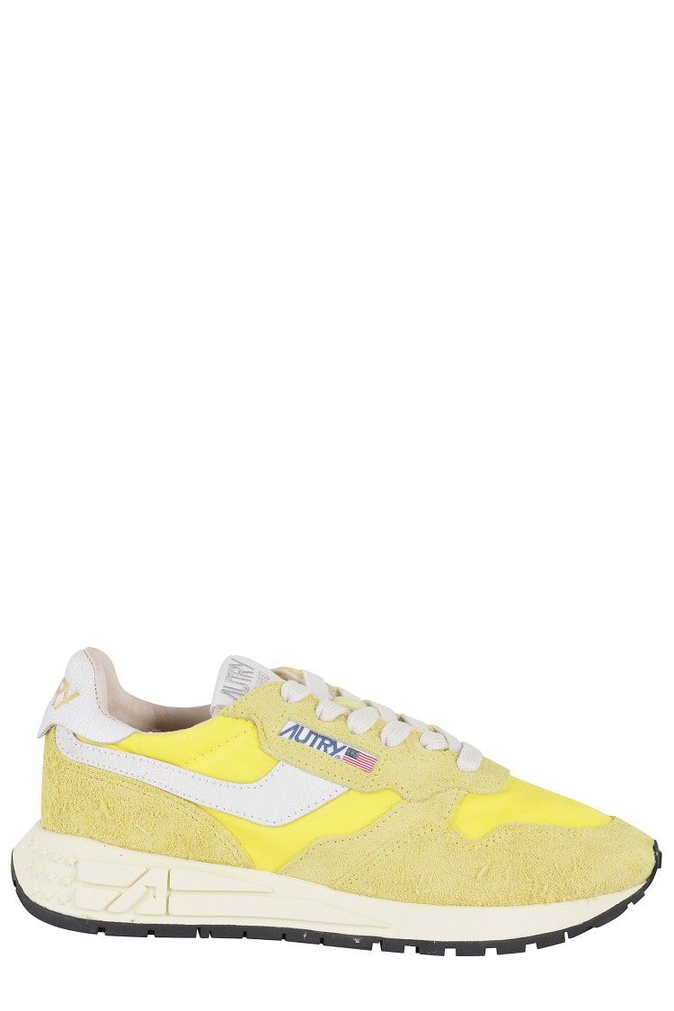 Autry Low Top Reelwind Sneakers In Yellow