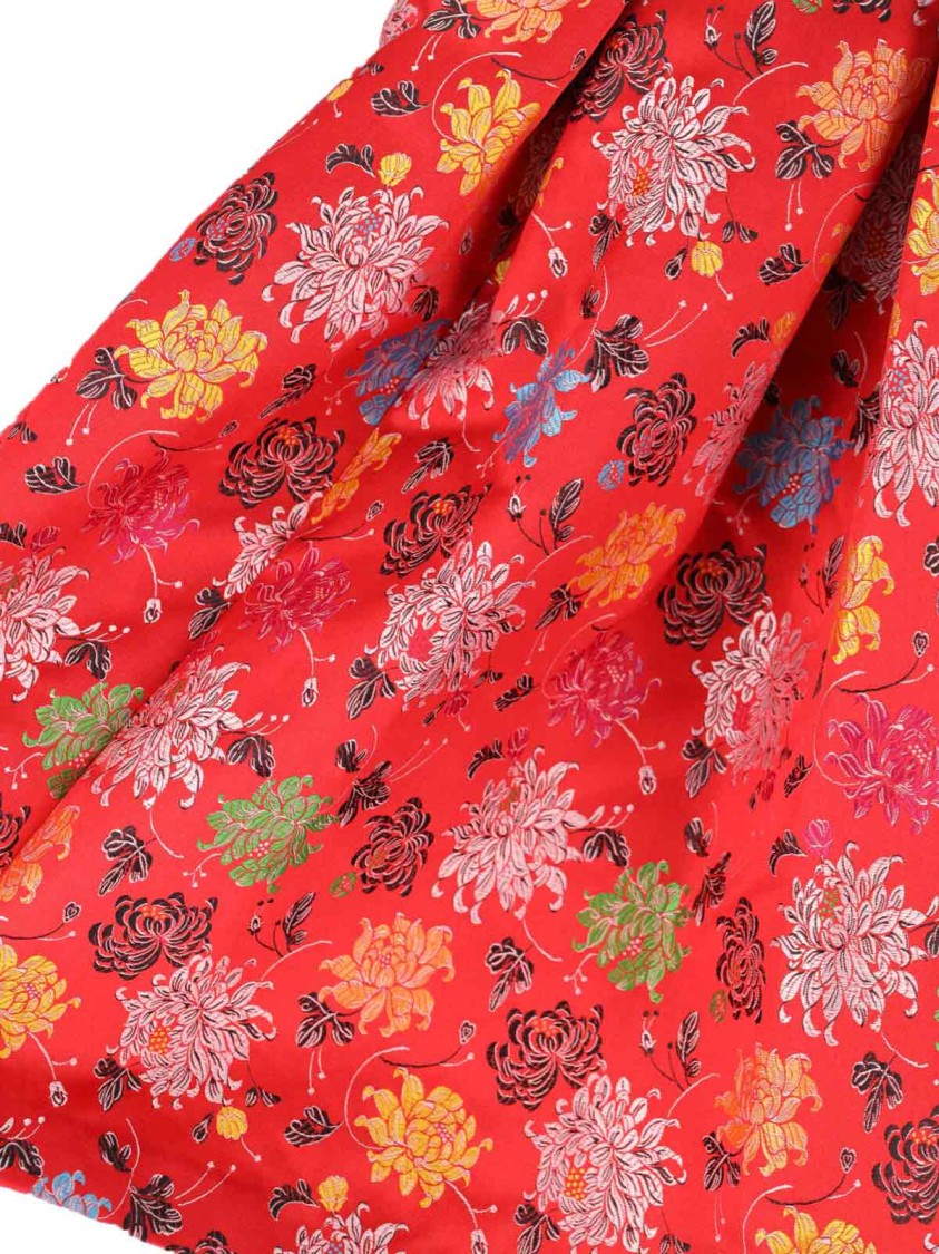 COMME DES GARÇONS COMME DES GARÇONS FLARED MIDI SKIRT – RED