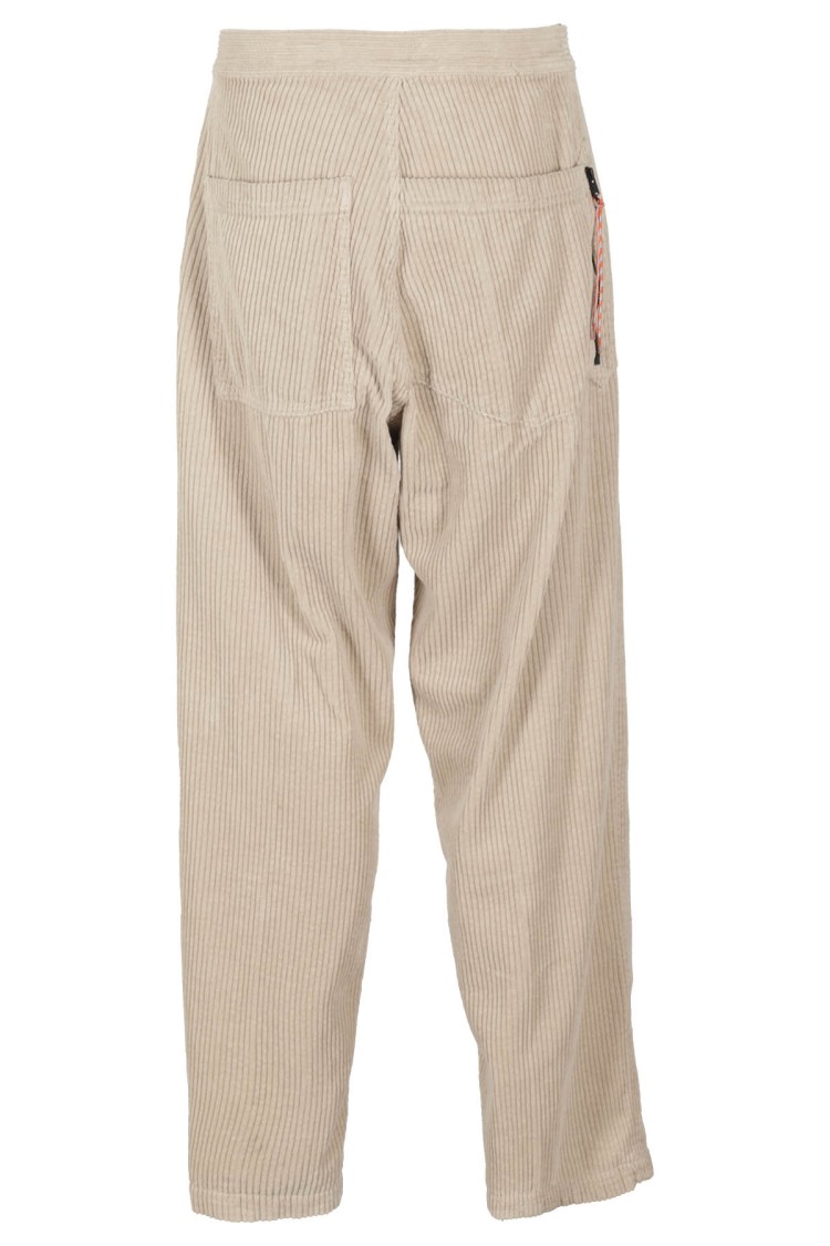 Aries Courduroy Walking Trousers In Neutrals
