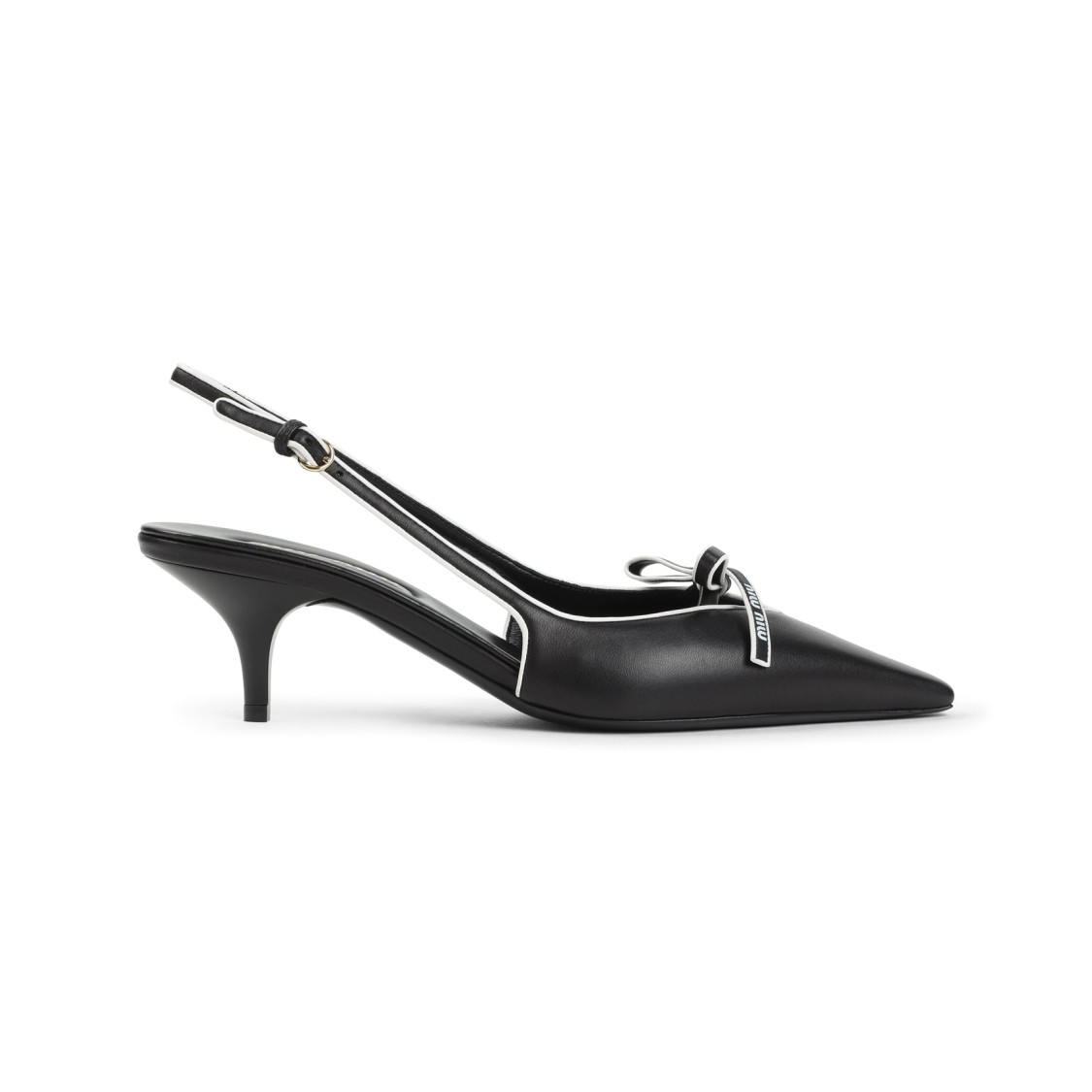 Miu Miu Black Leather Pumps