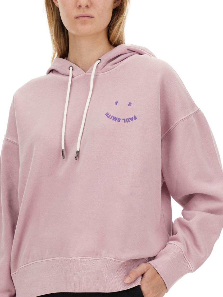 Ps By Paul Smith Ps Paul Smith Sweatshirt With Logo In Pink