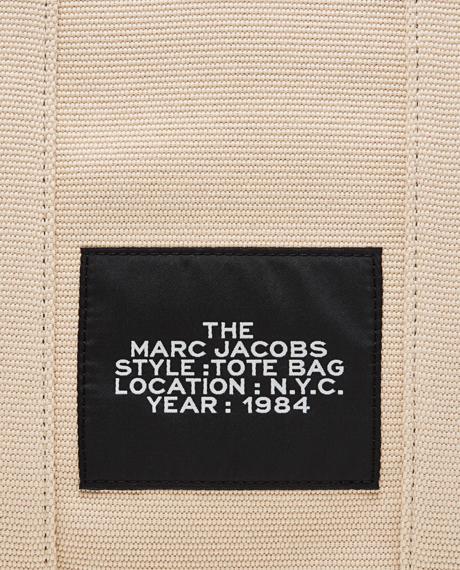 Marc Jacobs Structured Jacquard Medium Tote With Removable Strap In Neutrals