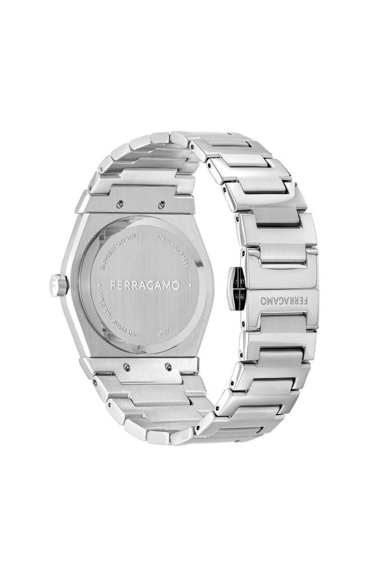 Ferragamo Vega Holiday Capsule Diamond Watch In Metallic
