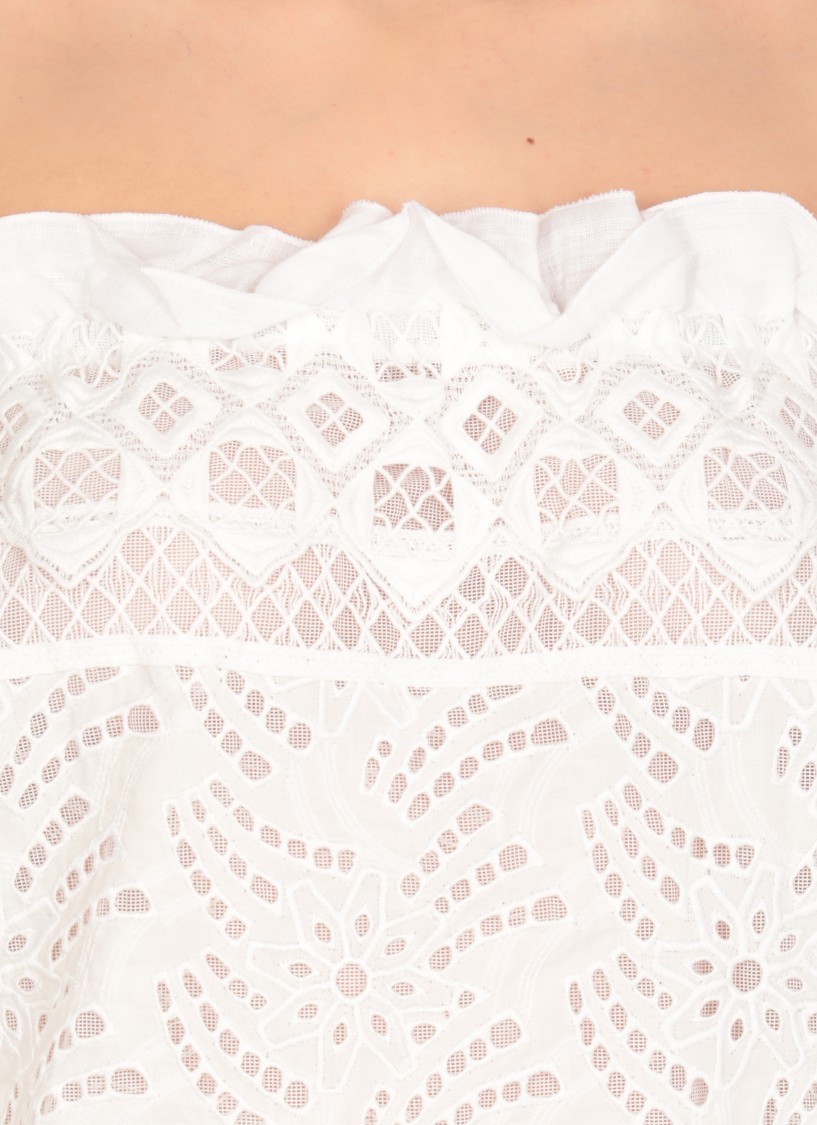 Temptation Linen And Cotton Blouse