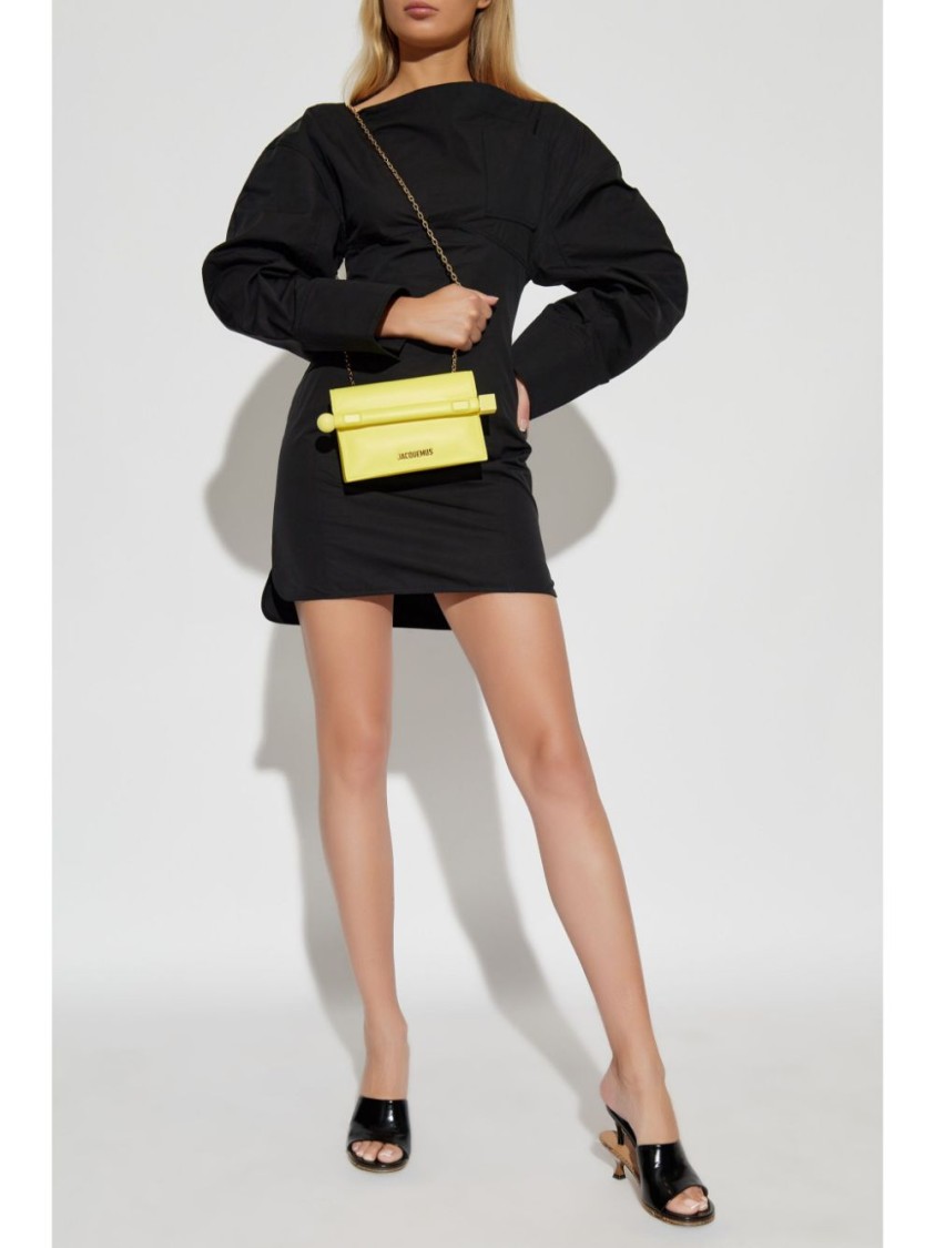 Jacquemus Shirt Dress Featuring Adjustable Belt