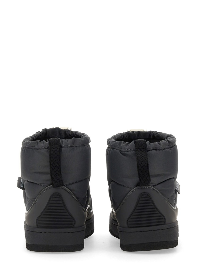 Lanvin Padded Ankle Boots In Black