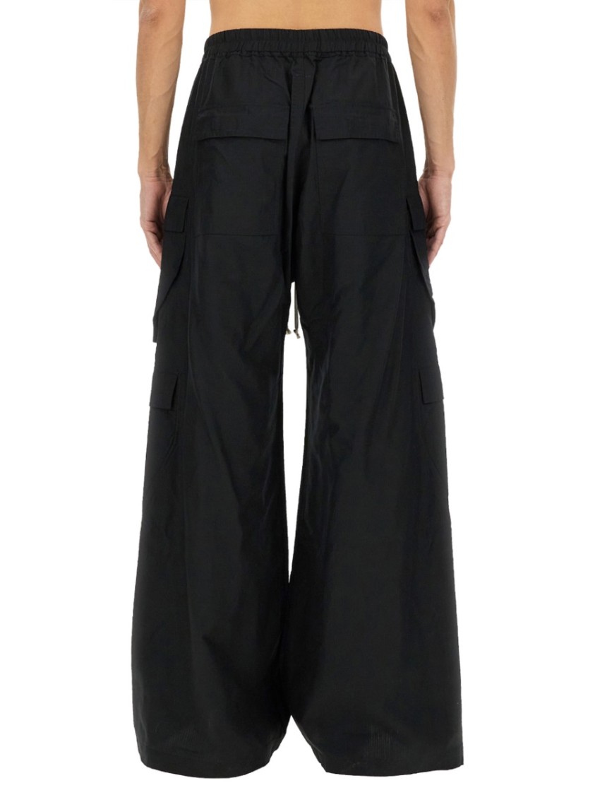 Rick Owens Drkshdw Drkshdw By Rick Owens Relaxed Fit Wide Leg Pants In Black