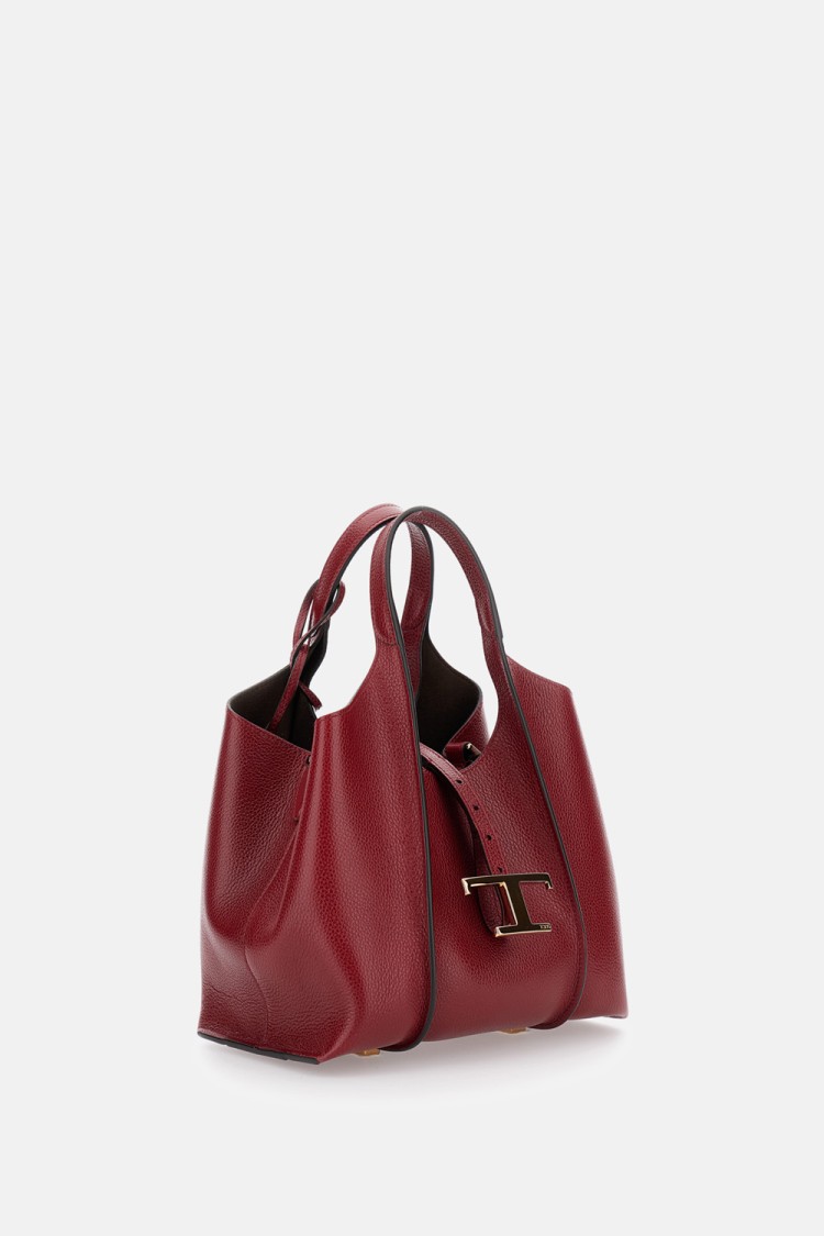 Tod's Tsb Small Shopping Bag In Red