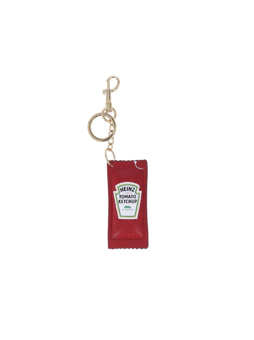 ANYA HINDMARCH ANYA HINDMARCH KEYCHAIN "HEINZ KETCHUP CHARM" – MULTICOLOR