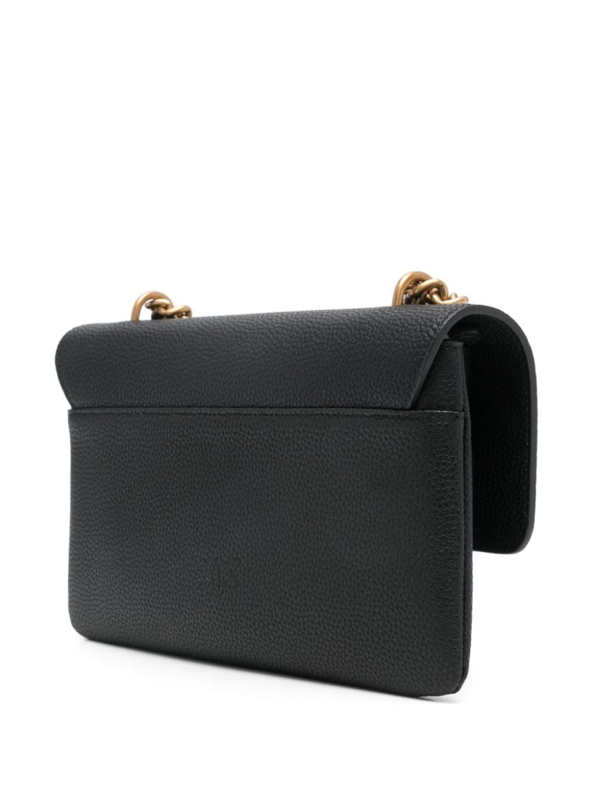 Pinko Love One Shoulder Bag In Black