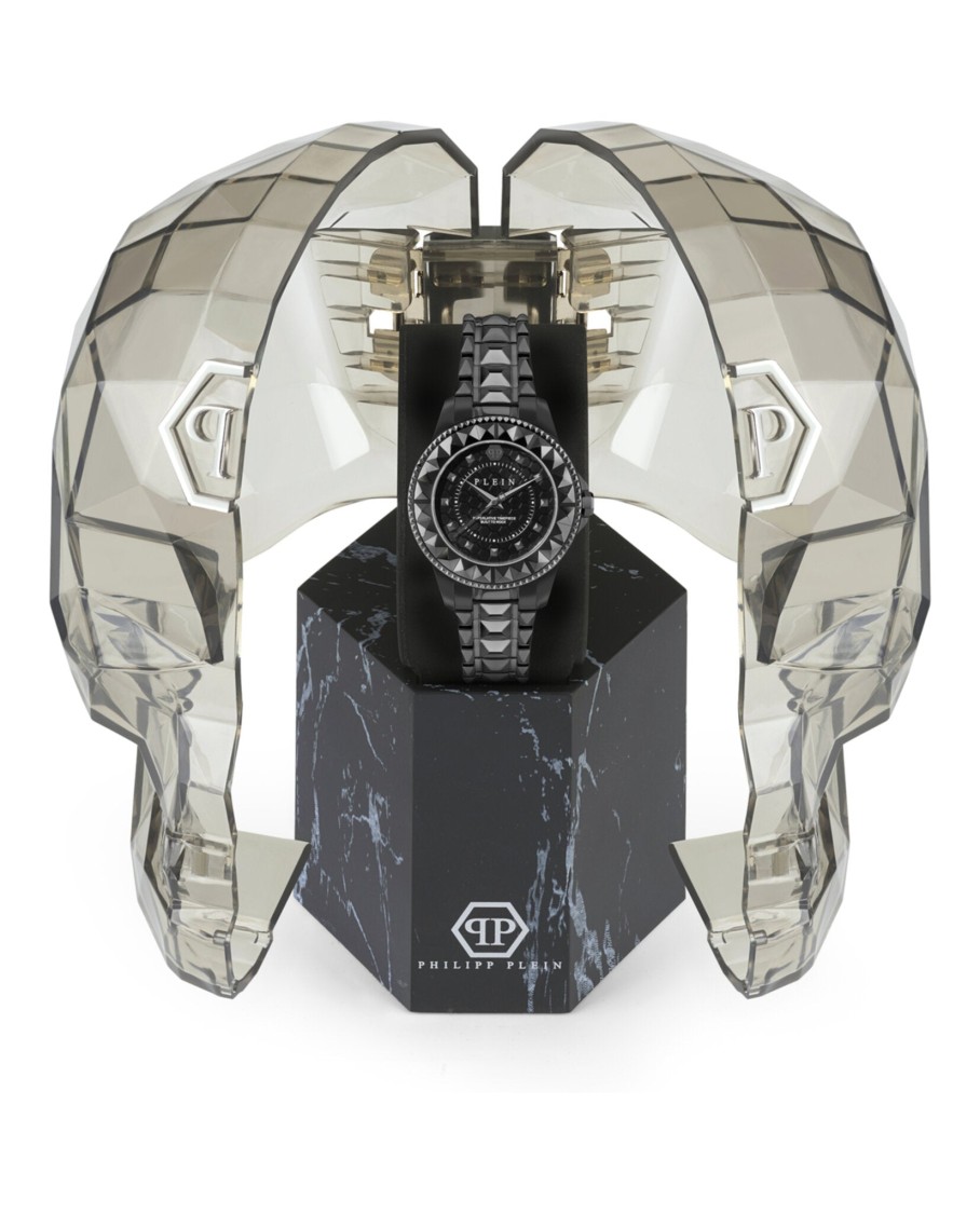 Philipp Plein Plein Lady Rock Bracelet Watch In Black