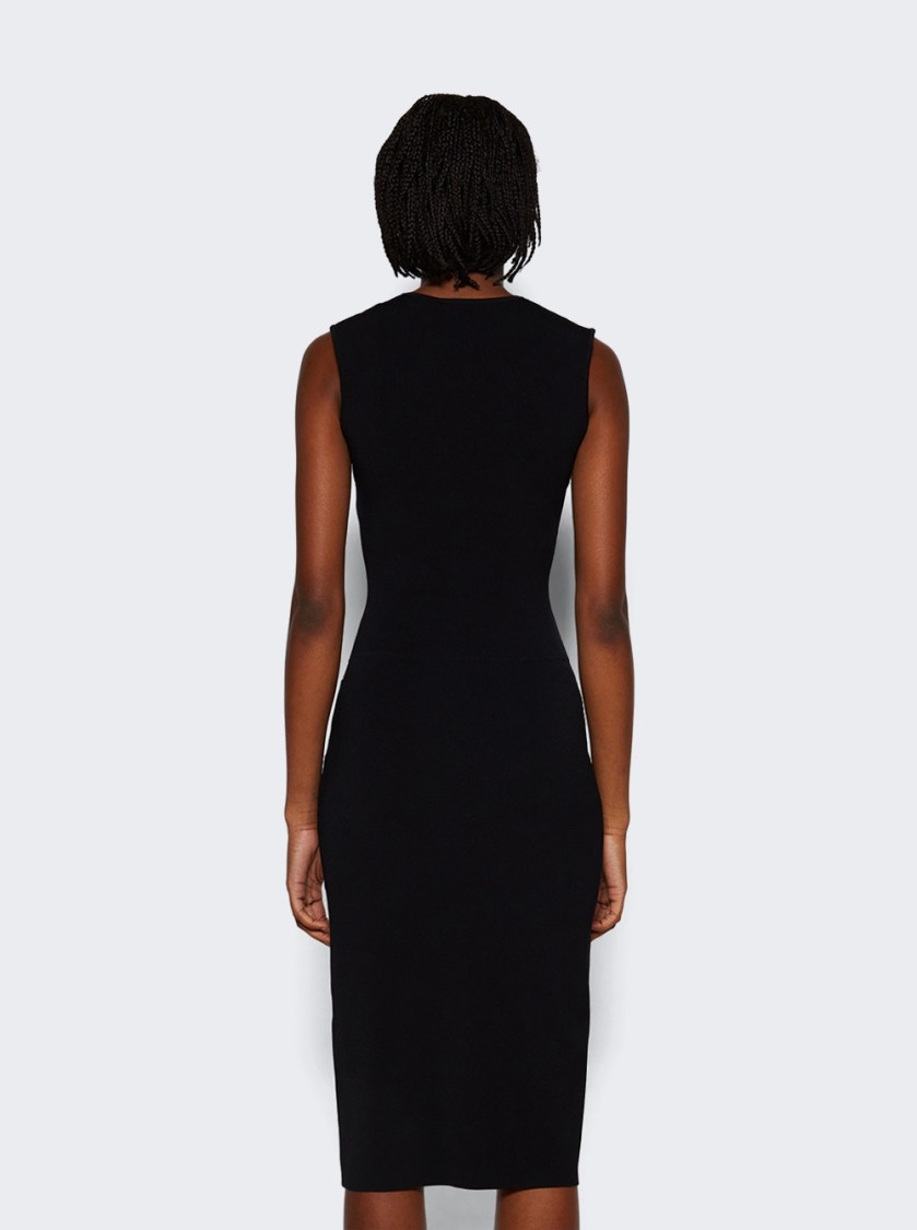 Christopher Esber Bracket Knit Dress In Black
