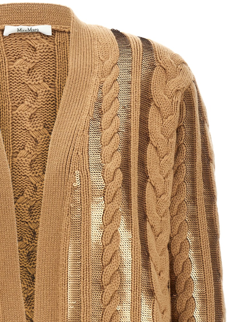 Max Mara Mirco Sweaters And Cardigans Brown In Brown