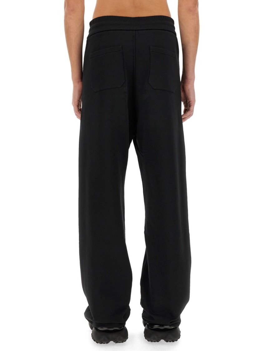 Balmain Men Jogging Pants With Logo In Black