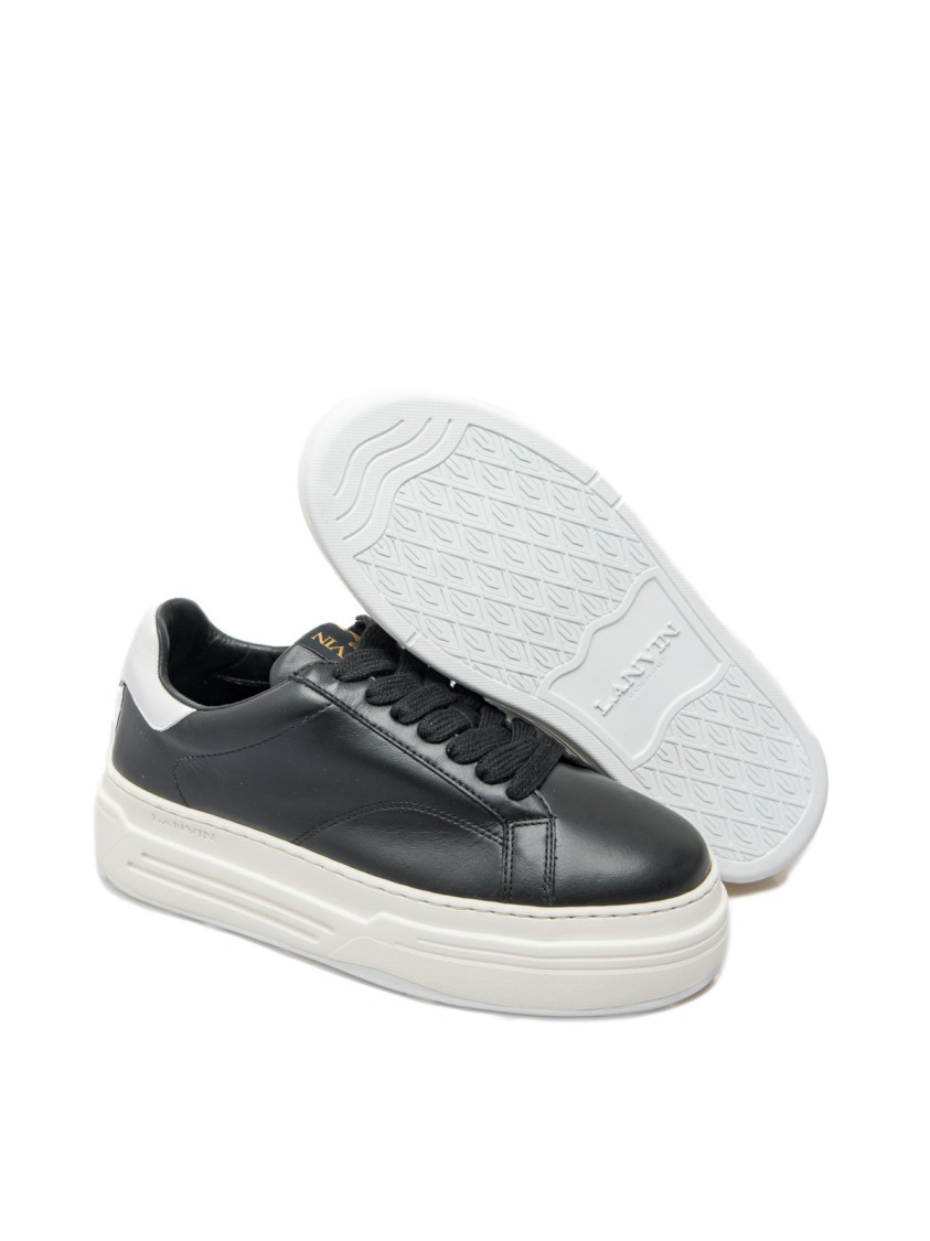 Lanvin Ddb0 Platform Sneakers In Neutral