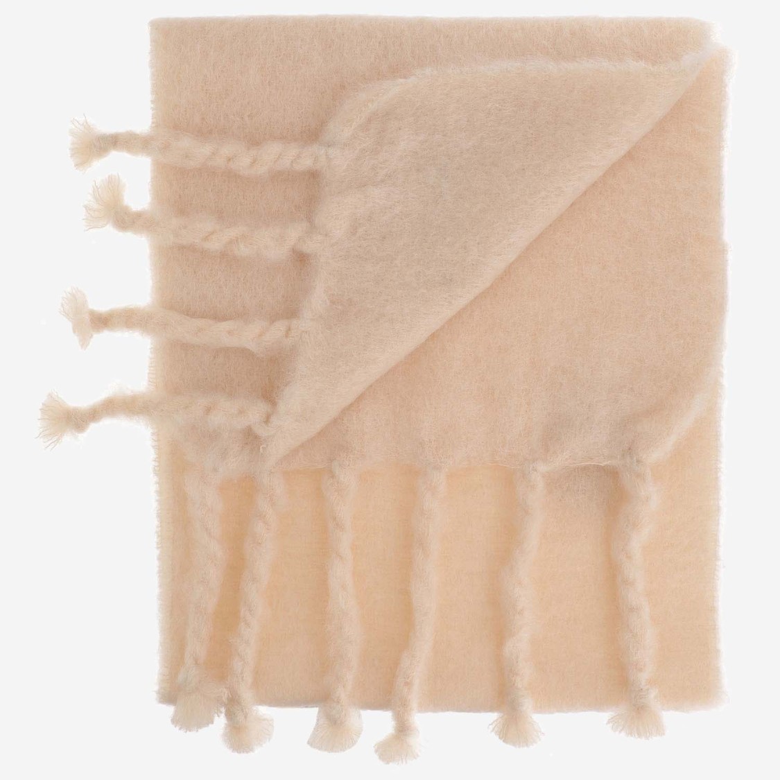 Jil Sander Rectangular Wool Blend Scarf In Neutral