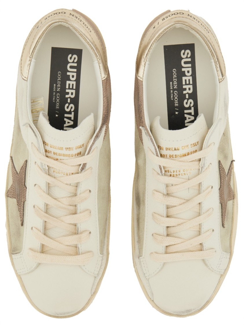 Golden Goose Superstar Sneakers In White