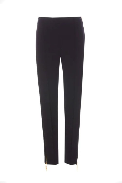 パンツ Elisabetta Franchi Tailored Trousers With Gold Zipper Elisabetta Franchi Tailored Trousers With Gold Zipper